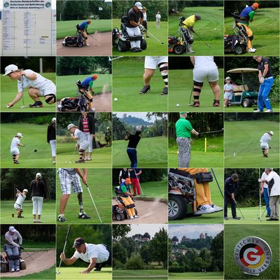 1.Turniertag der Deutschen Meisterschaft der Golfer mit Behinderungen im GC Abenberg (Nähe Nürnberg)