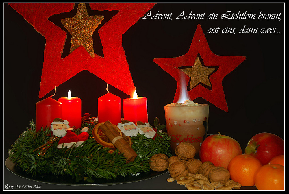 Advent, Advent ein Lichtlein brennt #2 Foto & Bild  gratulation und 