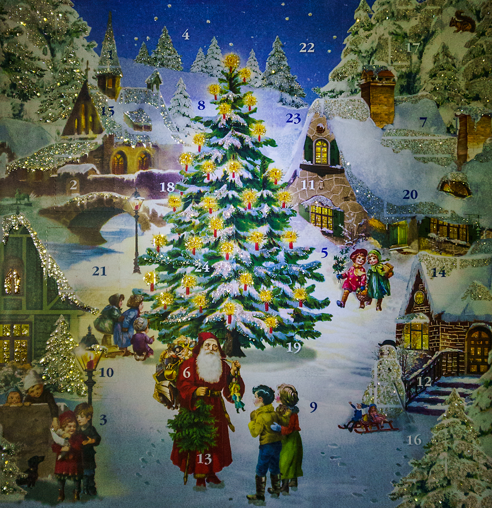Adventskalender Nostalgie Foto & Bild gratulation und feiertage