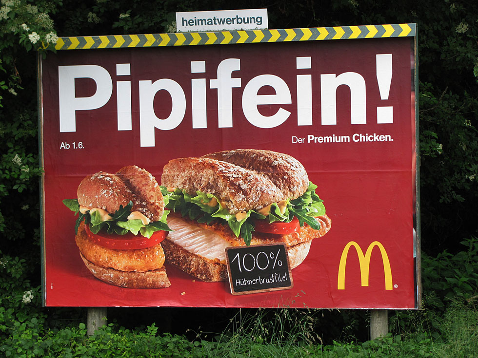 Aktuelle Werbung in Österreich Foto & Bild werbe und produkt