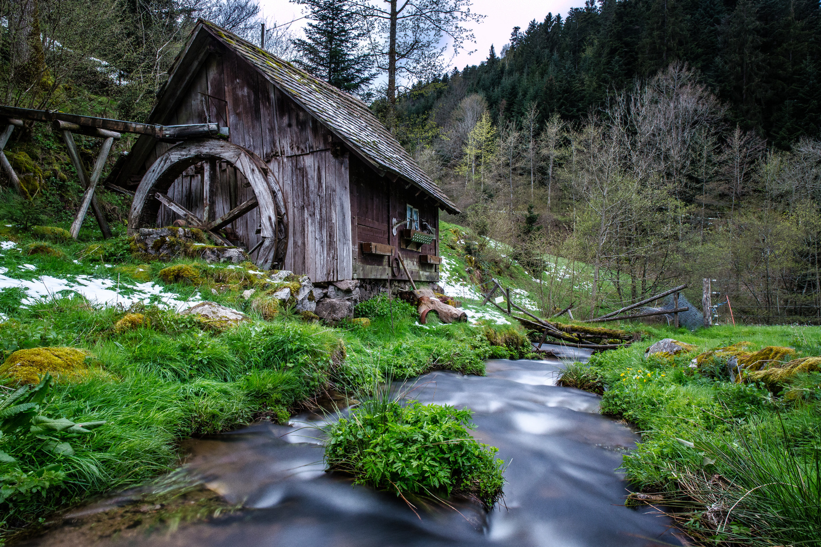 Alte Mühle in Reichebach Foto & Bild wasser, frühling, landschaft