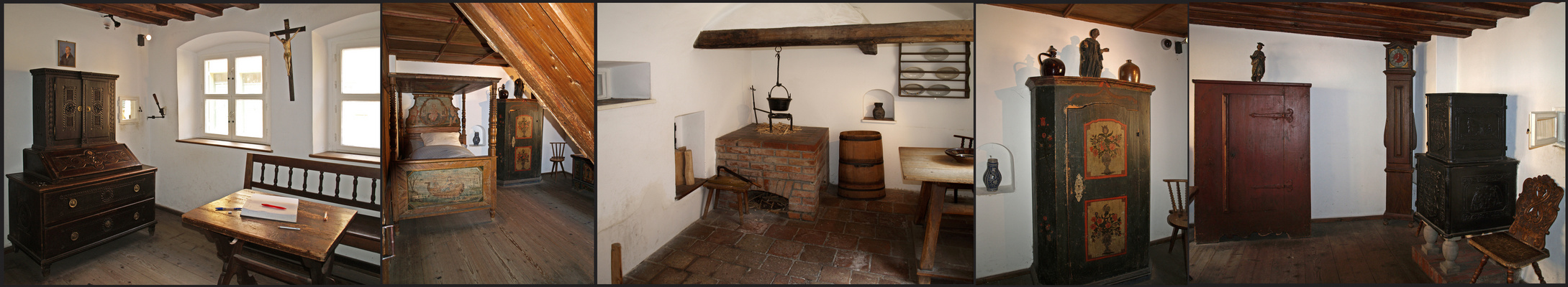 Aménagement intérieur d’un logement -- Fuggerei 6 -- Inneneinrichtung einer Wohnung