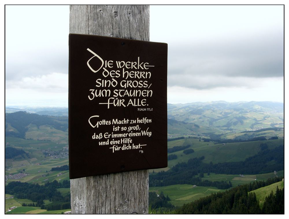 An einem "Gipfelkreuz" gesehen... Foto & Bild europe, schweiz