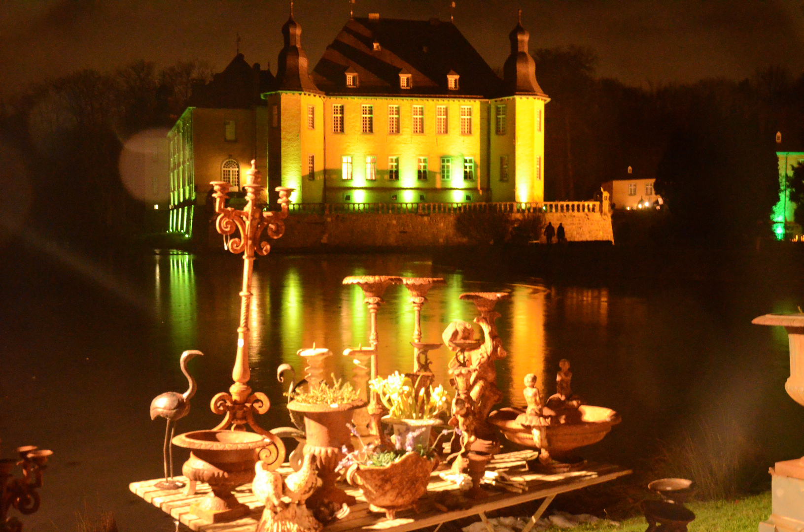 auf dem Weihnachtsmarkt Schloß Dyck Foto & Bild kunstfotografie