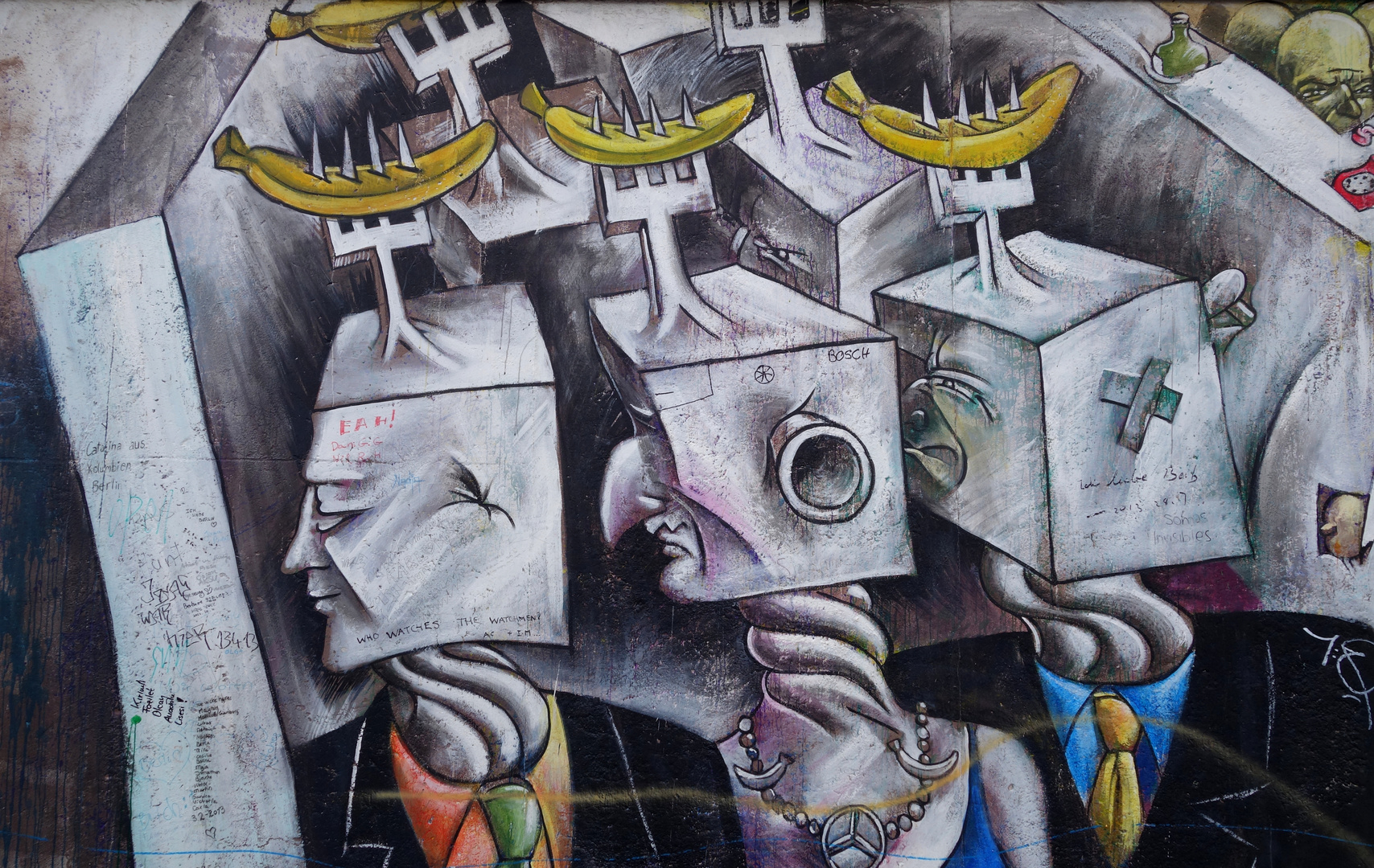 Download Berliner Mauer Graffiti Bilder Gif