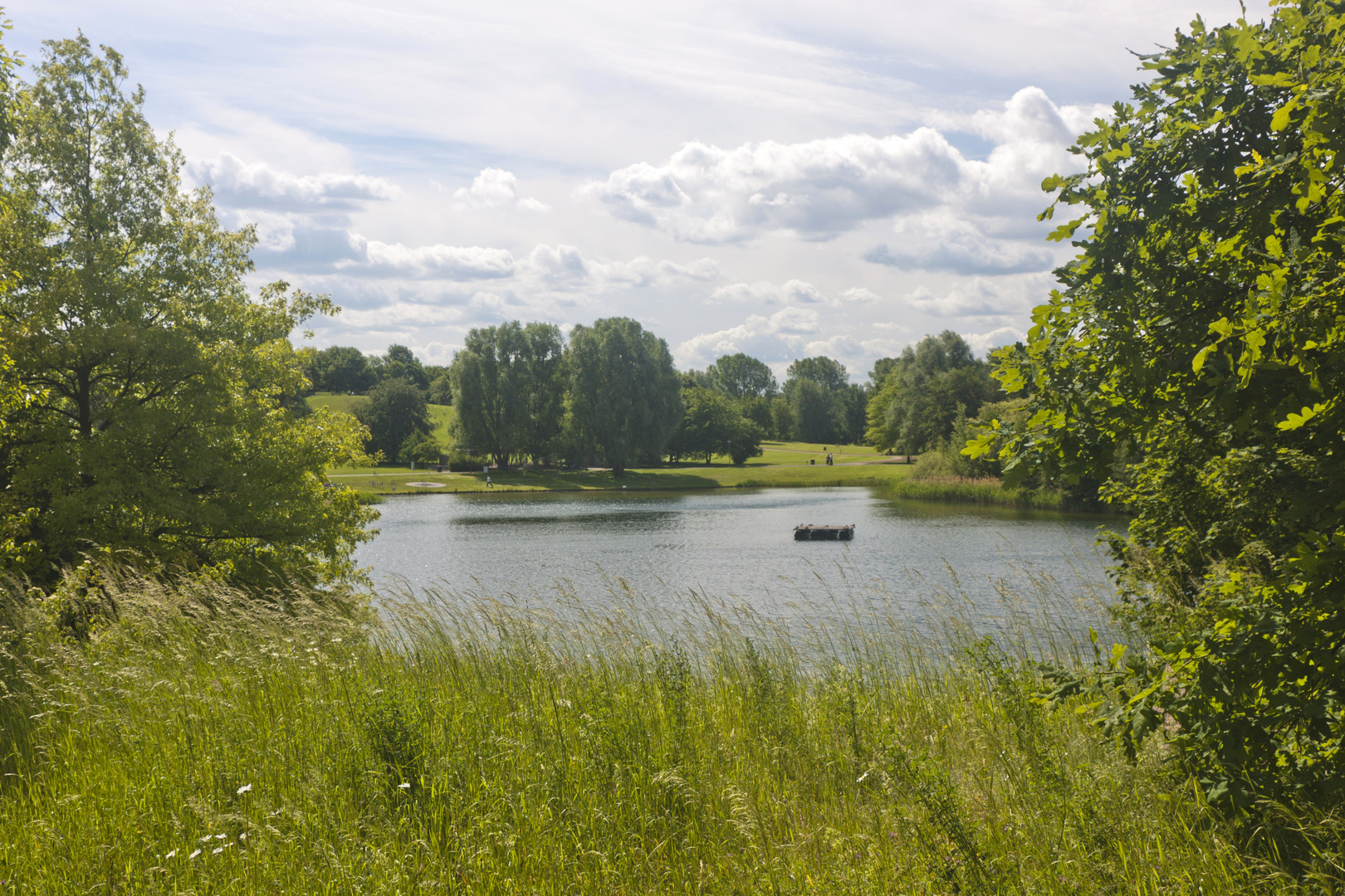 Berliner Landschaft Britzer See Foto & Bild landschaft, garten