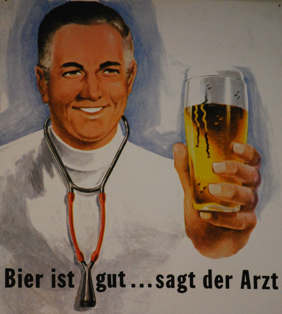 Bier ist gesund, sagt der Arzt Foto & Bild reportage