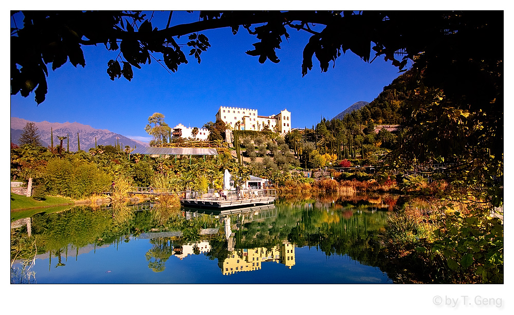 Botanische Garten Schloss Trautmannsdorf Meran Foto