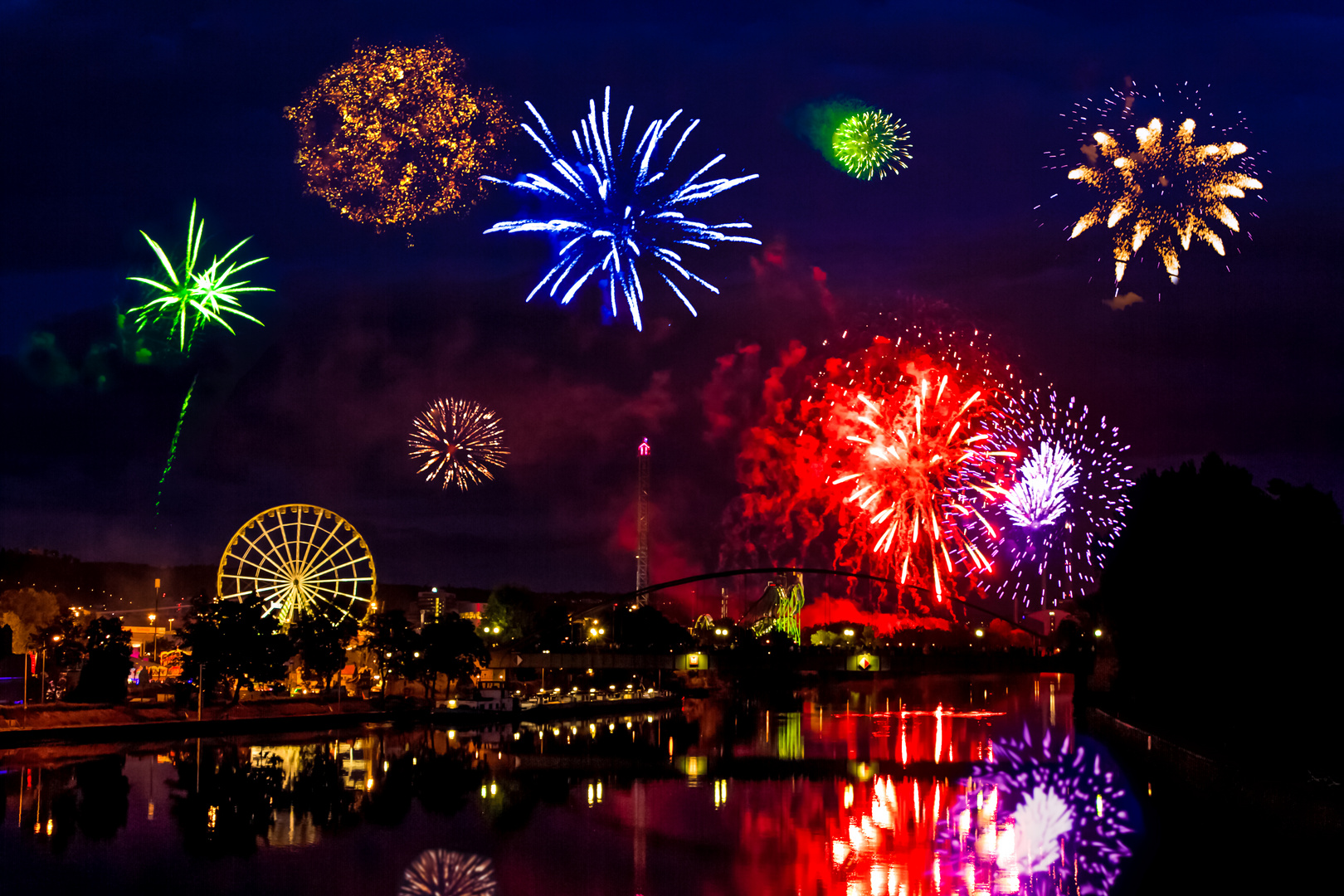 Feuerwerk Wasen Feuerwerk Wasen