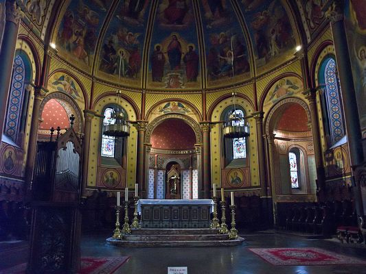 Chœur de la Cathédrale Saint-Caprais (XIIème) - Agen - Chor des St-Caprais Doms (12. Jahrhundert)