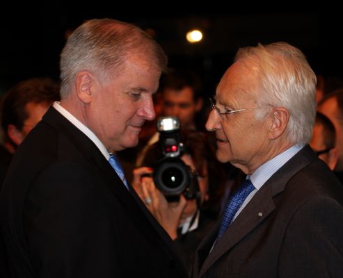 CSU Granden: Neuer CSU-Vorsitzender Horst Seehofer mit Ehrenvorsitzenden Edmund Stoiber