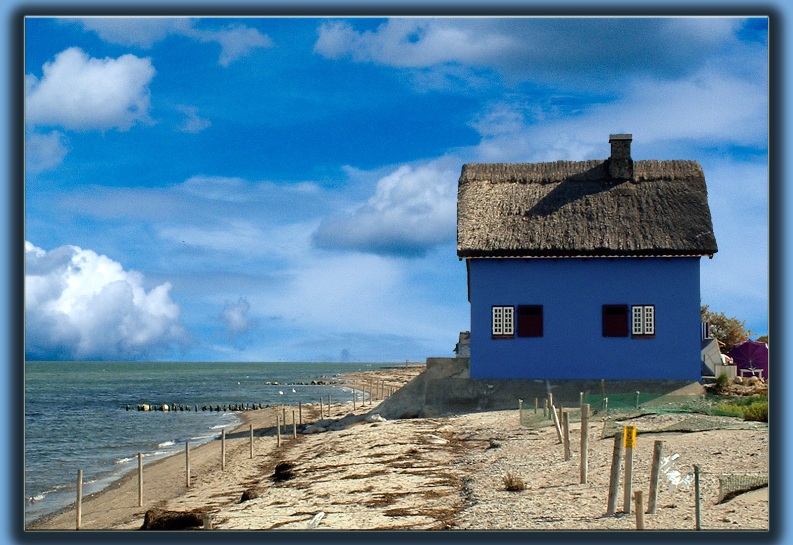 Das blaue Haus an der Ostsee Foto & Bild | deutschland ...