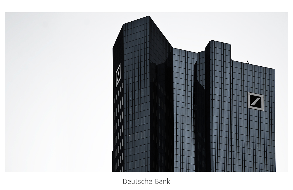 Das Deutsche Bank Gebäude im minimalistischen Stil Foto & Bild