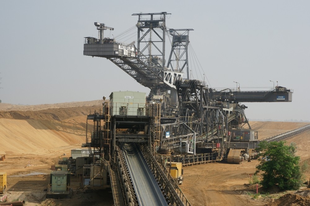 der größte Bagger der Welt, 240 m lang und 96 Meter hoch Foto & Bild baumaschinen, verkehr