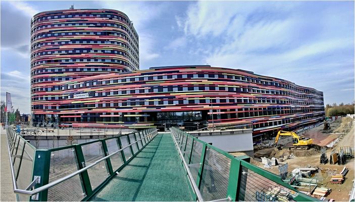 Der neue Verwaltungssitz der Behörde für Stadtentwicklung und Umwelt, kurz BSU, in Wilhelmsburg