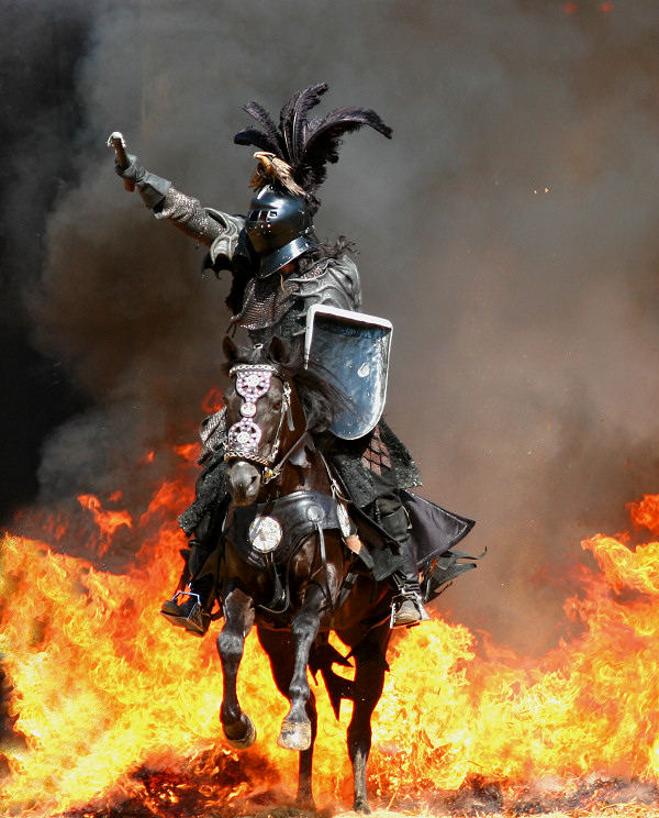 Der schwarze Ritter Foto & Bild kunstfotografie & kultur, ritterspiele & markttreiben, motive
