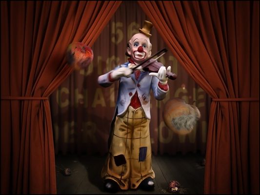 Digiart-Challenge 56 >>> Der Clown <<< Ein Beispielbild was sich aus der Vorlage machen lässt
