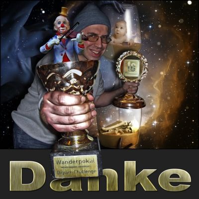 Einmal um DANKE zu sagen und um die Existenz des legendären Challenge-Wanderpokals zu bestätigen ;-)