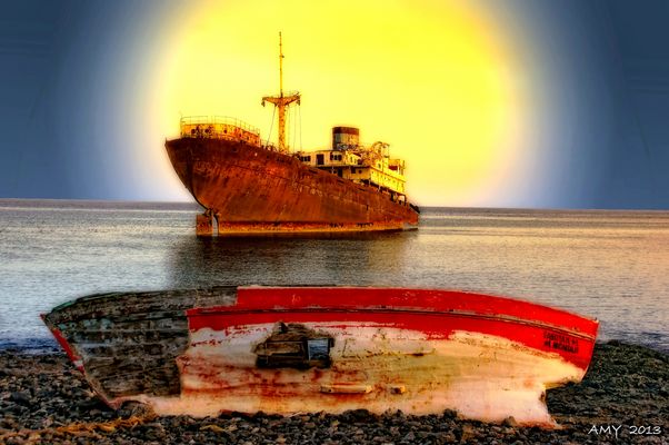 EL TELAMÓN TE LLEVA HASTA DONDE LLEGA TU IMAGINACIÓN (LANZAROTE). Dedicada a MONTSE TRILLA.