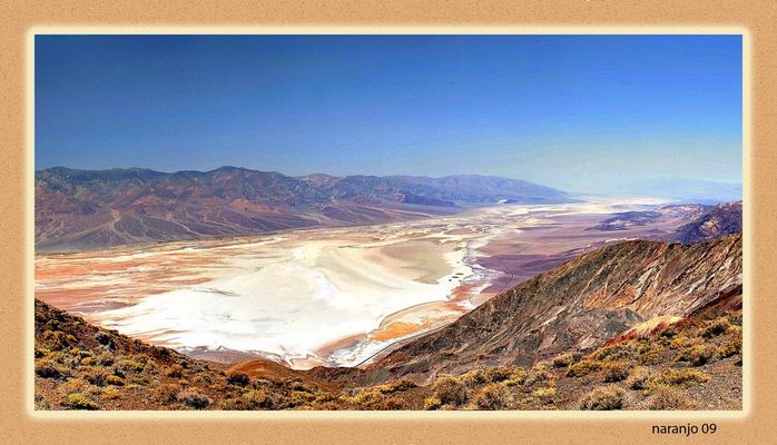 EN EL LEJANO OESTE-EL VALLE DE LA MUERTE EL LAGO SALADO CALIFORNIA USA