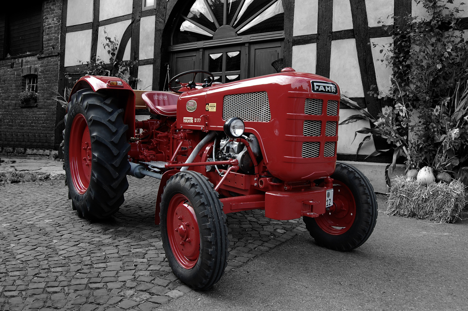 Fahr D 177 Foto & Bild industrie und technik, traktoren