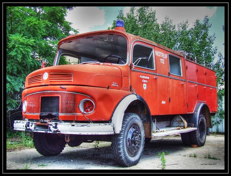 Feuerwehrauto HDR Foto & Bild | autos & zweiräder, feuerwehr