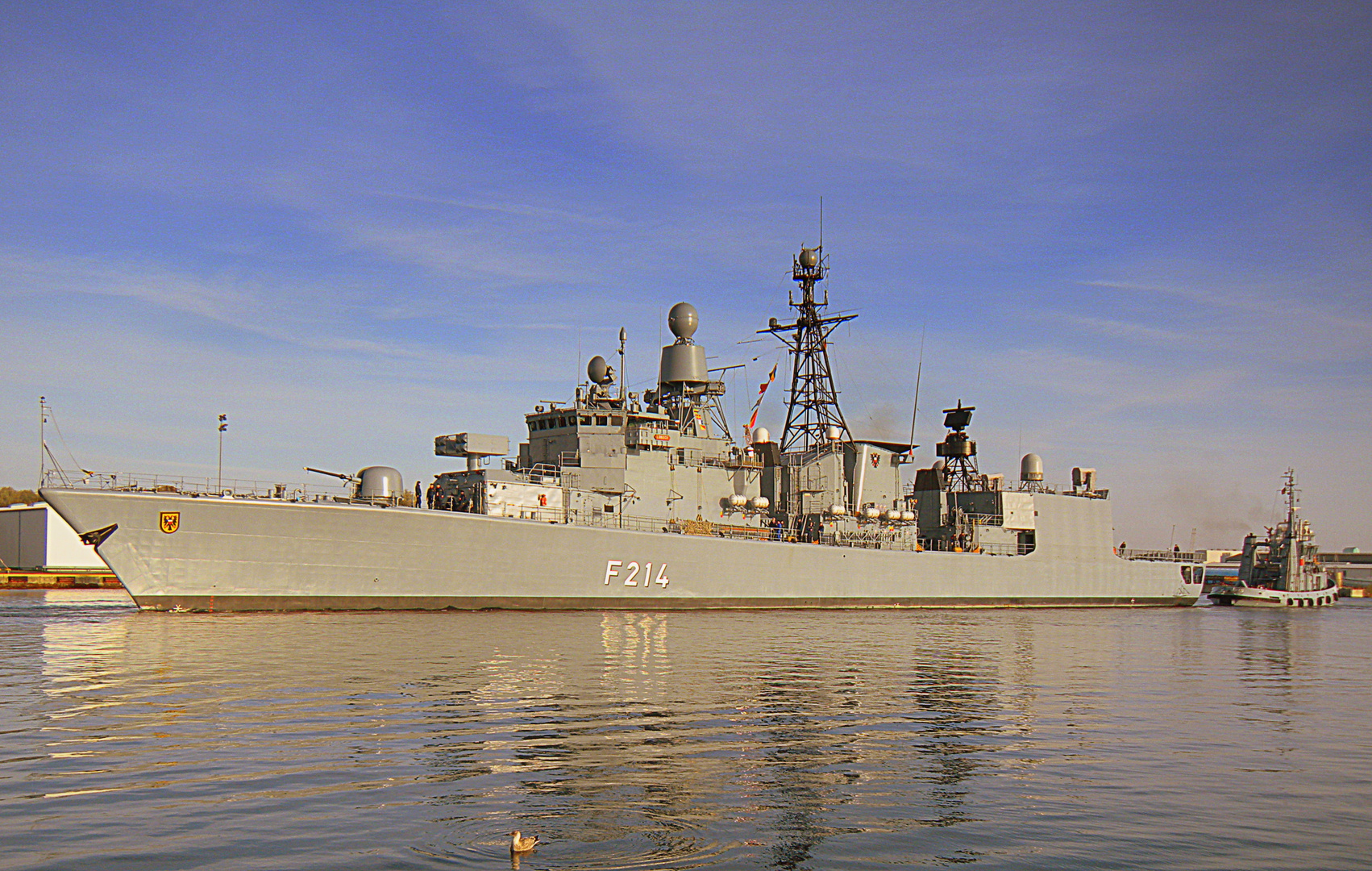 FGS F 214 Fregatte Lübeck [EinsFlt.2-4.Fregattengeschwader] Foto & Bild ...