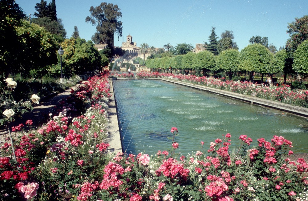 Garten in der Alhambra / Granada Foto &amp; Bild france