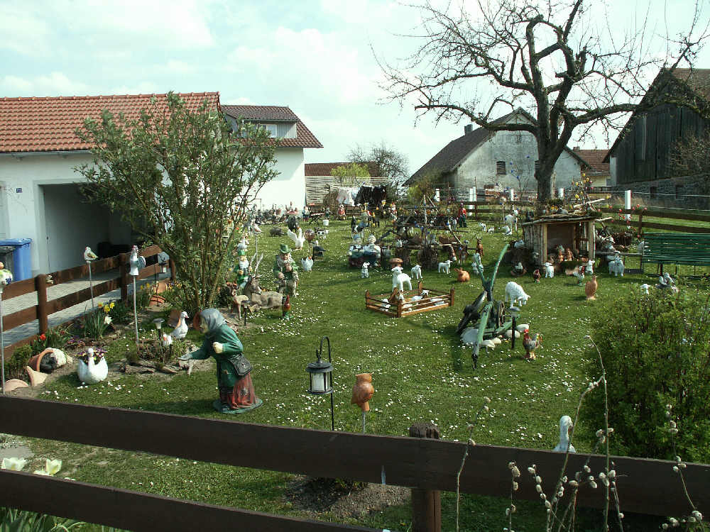 gartendekoration zu ostern 2007 bild1