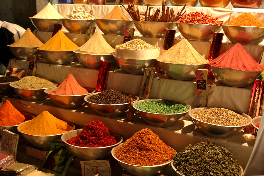 Gewürzbar in Ägypten Foto & Bild stillleben, essen & trinken, gewürze Bilder auf