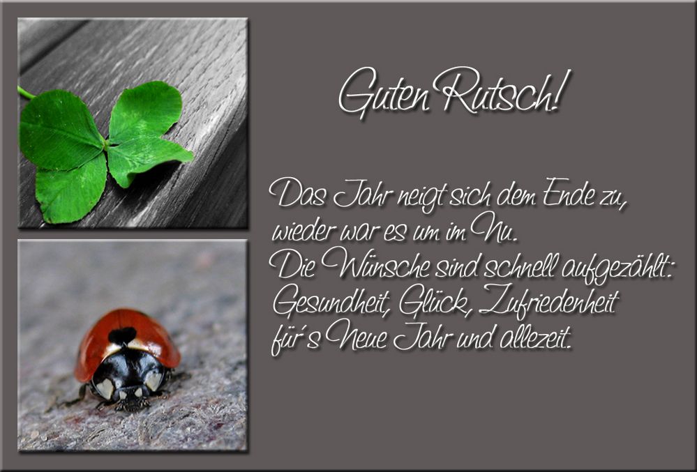 Gute Rutsch! Foto & Bild karten und kalender, neujahrswünsche