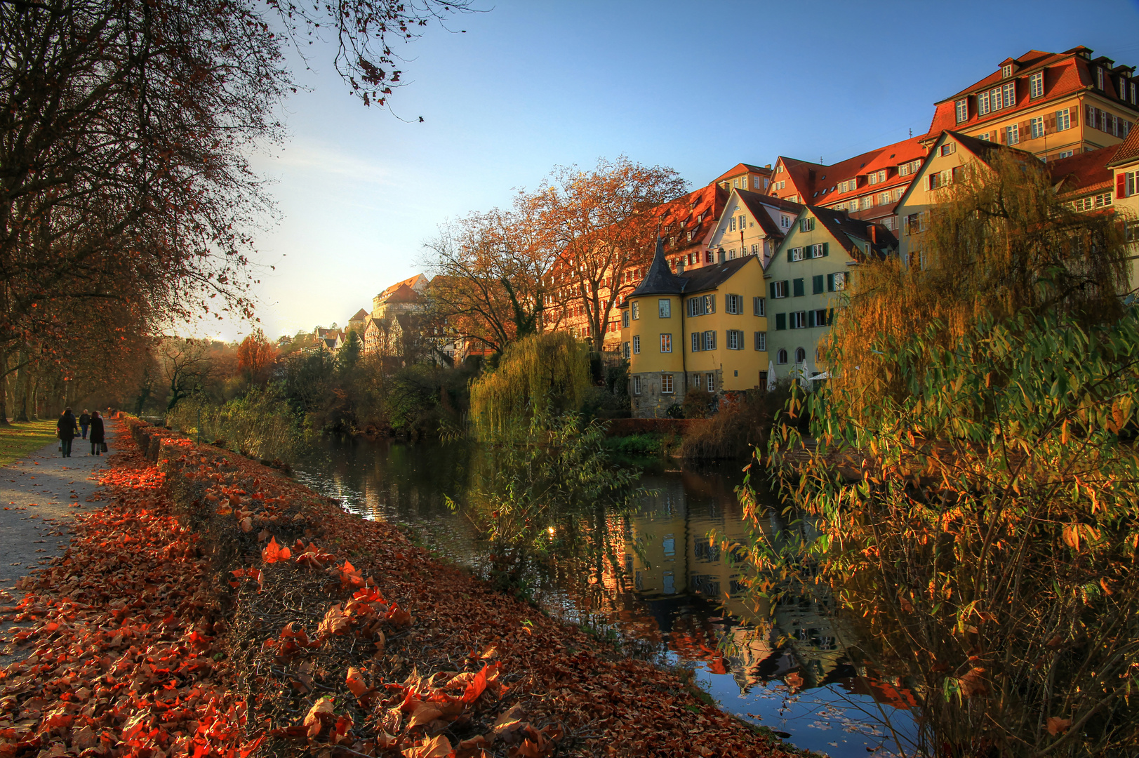 Herbst in Tübingen am Neckar Foto & Bild jahreszeiten, herbst, neckar Bilder auf