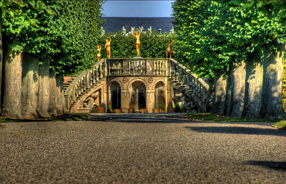 Herrenhäuser Gärten Hannover Gold Foto & Bild bearbeitungs