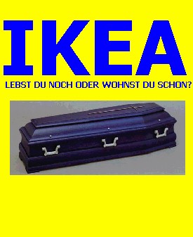 IKEA Lebst Du noch oder wohnst Du schon? Foto & Bild 2dgrafik
