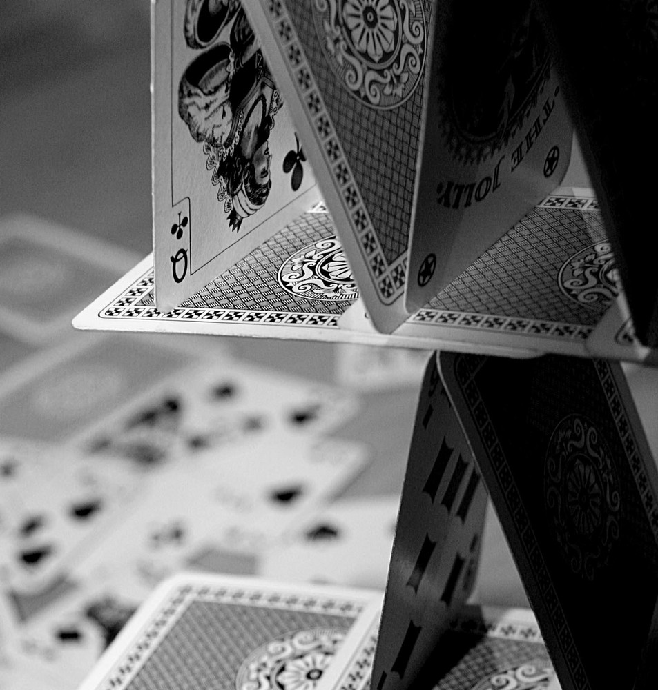 kartenhaus ° :. Foto & Bild | emotionen, einsamkeit, spezial Bilder auf