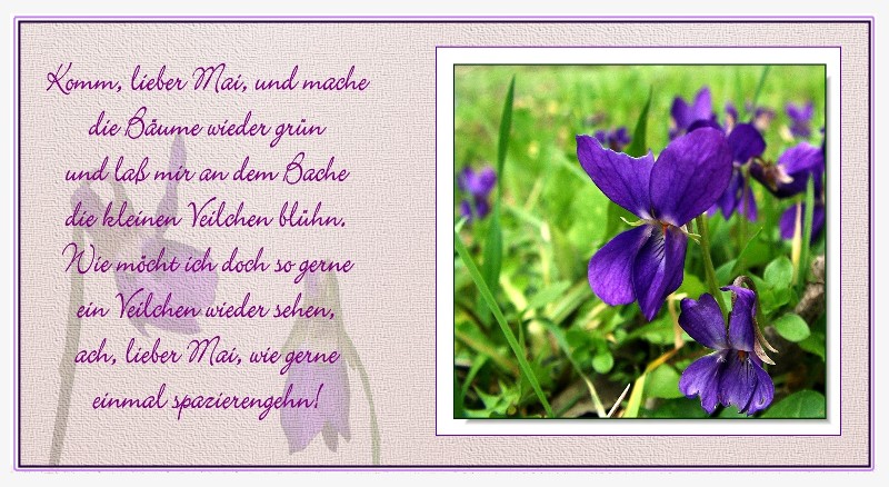 Komm, lieber Mai und mache. Foto & Bild jahreszeiten, frühling
