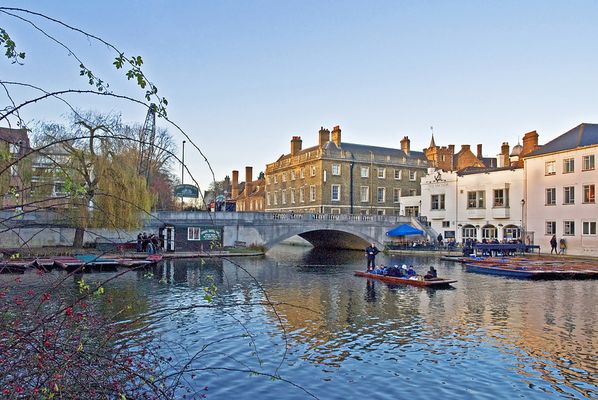 La Cam et le pont de Silver Street -- Cambridge -- Die Cam und die Silver Street Brücke