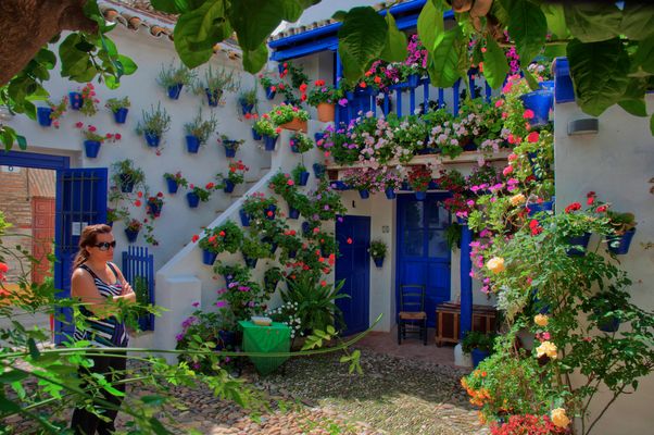 LOS PATIOS, PATRIMONIO INMATERIAL DE LA HUMANIDAD (Dedicada a Joserra -A RAS DE SUELO)