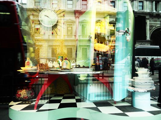 Lucie MORVAN Window-shopping, Londres, Angleterre