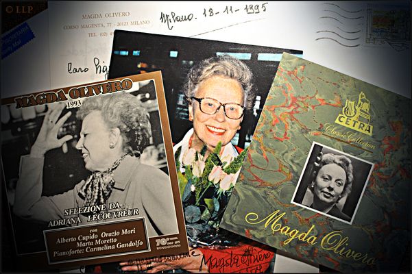 Magda Olivero - Fotos meiner Brieffreundin, dem Weltstar und der Callas-Antipodin Magda Olivero - I
