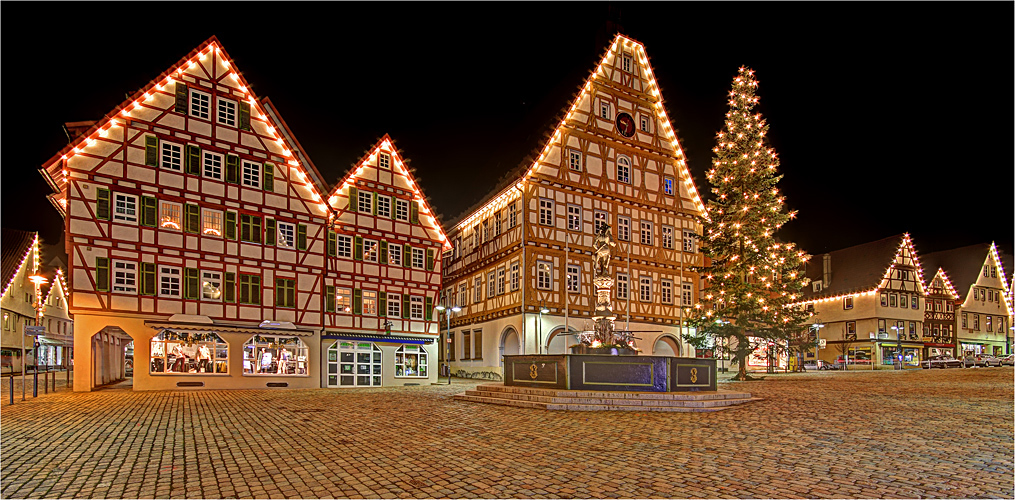 Marktplatz Leonberg (III) Foto & Bild architektur, architektur bei