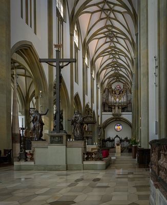 Mein "Blick nach Westen" in der in der Kirche St. Ulrich und Afra (Augsburg)