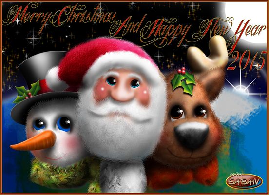 Merry Christmas and Happy New Year 2015 - Feliz Navidad y Prospero Año Nuevo 2015