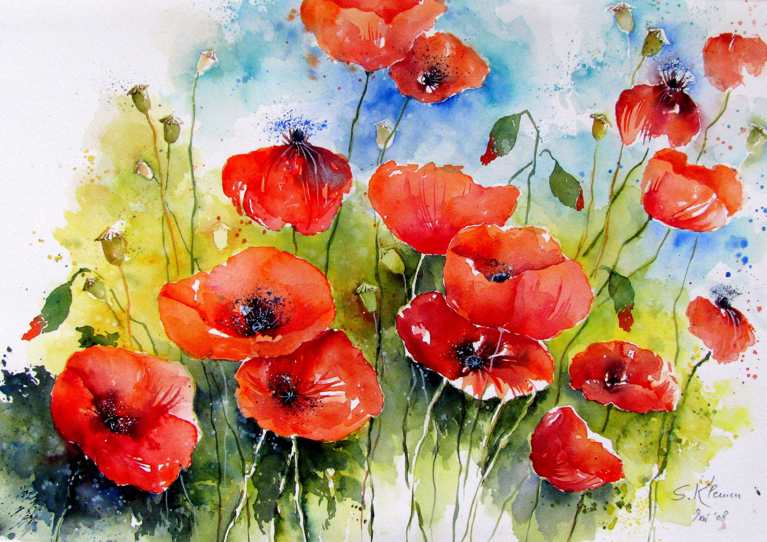 Mohnblumen Foto Bild kunstfotografie kultur gemälde