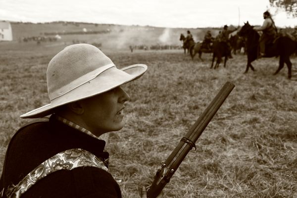 Mostra online di Aldo Consani "Guerra di secessione" - 4. Un volontario sudista