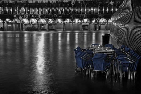 Mostra online di Alvise Caburlotto: "Highwater dreams and reality" - 5. Ultimo caffè al Florian