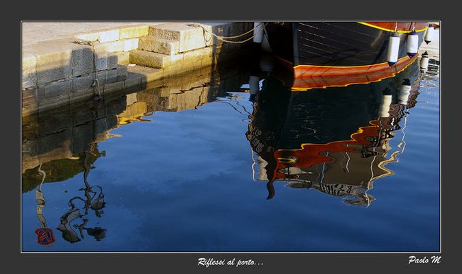 Mostra online di Paolo Mugnai: "Un giorno all'isola d'Elba" - 6. Riflessi al porto