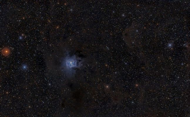 NGC 7023 - Iris Nebel Widefield - Überarbeitung in Pixinsight