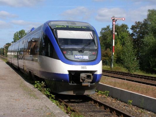 NWB-Talent 0011 (ex. DME VT 01.101) fährt am 15.09.2007 von Dorsten nach Dortmund