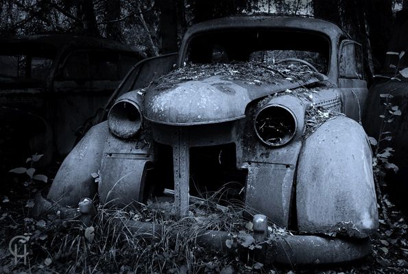 Opel Olympia 1951 - Ivanssons Oldtimer Autofriedhof Bilskrot Car Cemetery Bastnäs Sweden